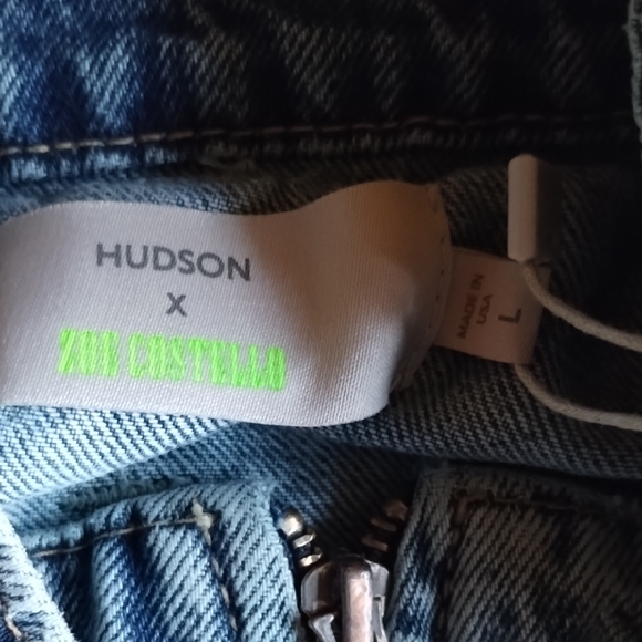 Hudson+Zoe Jeans Men's Blue Denim Cargo Jumpsuit - Picture 13 of 16